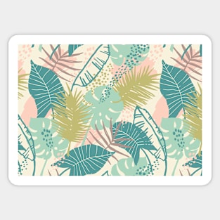 Tropical Leaves- floral patterns Sticker